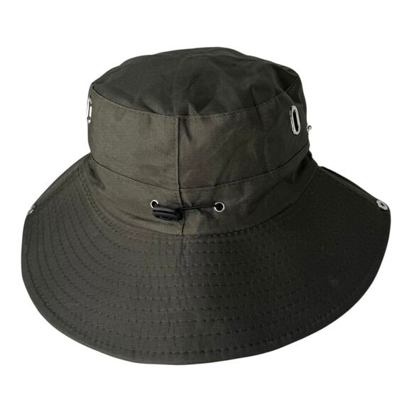 BUCKET HAT Fisherman Summer Beach Men Women 14” Brim Snap Up Side Packable Beach - Picture 8 of 10